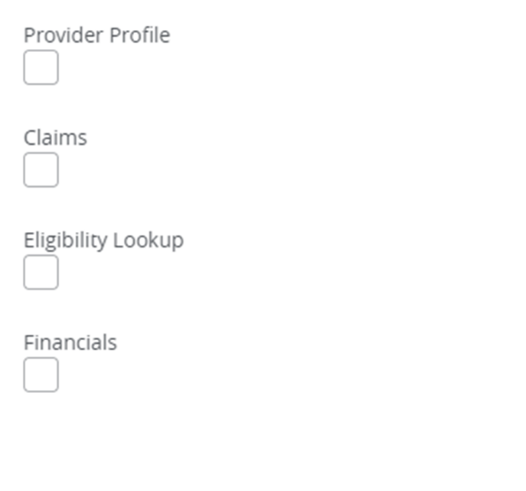 Select system access checkbox
