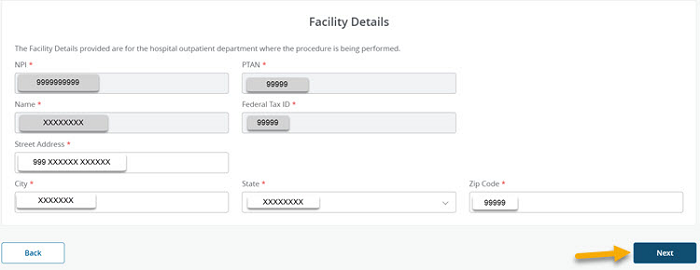 Facility Details