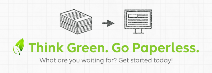 Think Green Go Paperless