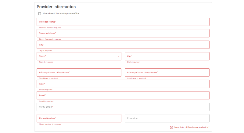 Letter of Authorization Form fields.