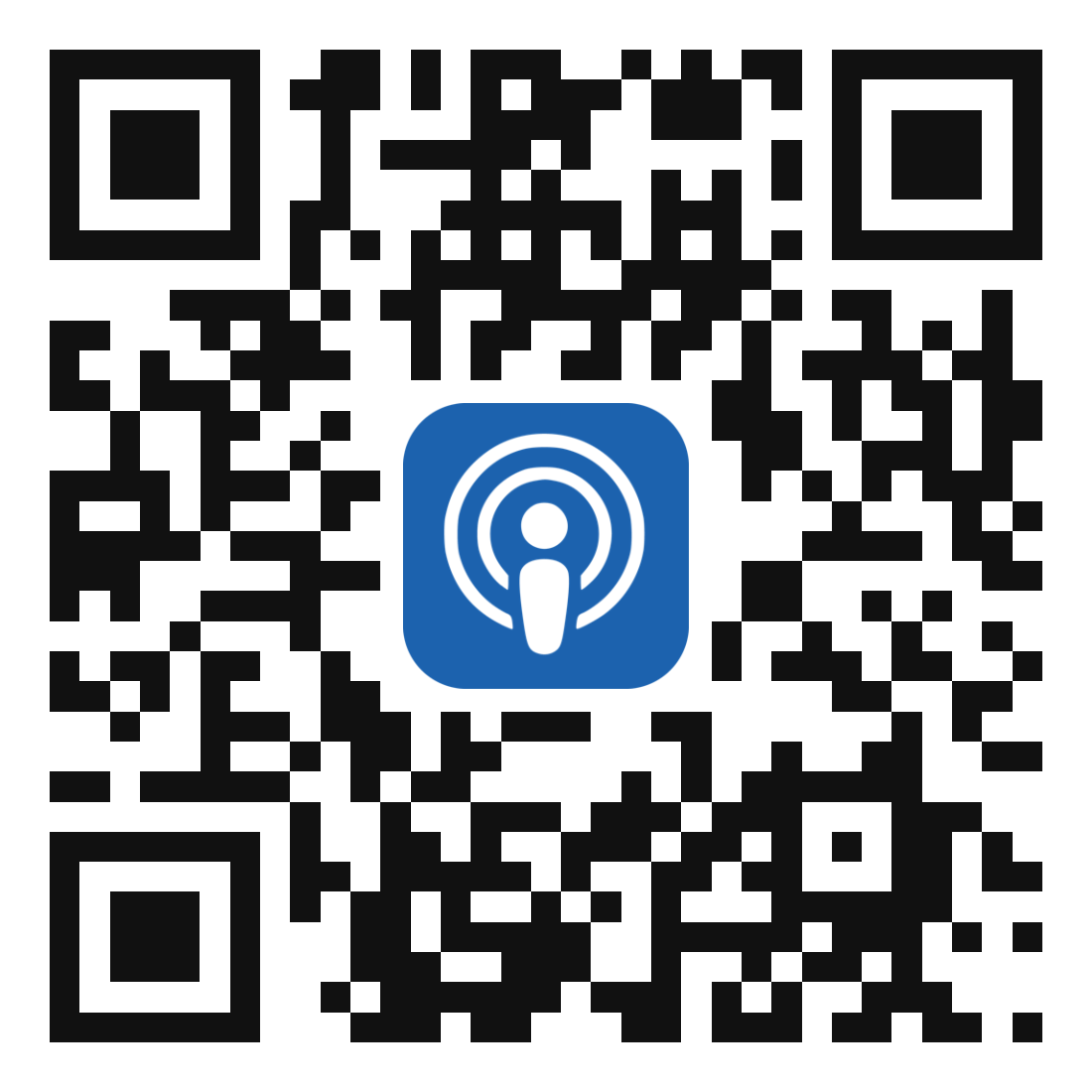 QR code for Apple Podcasts