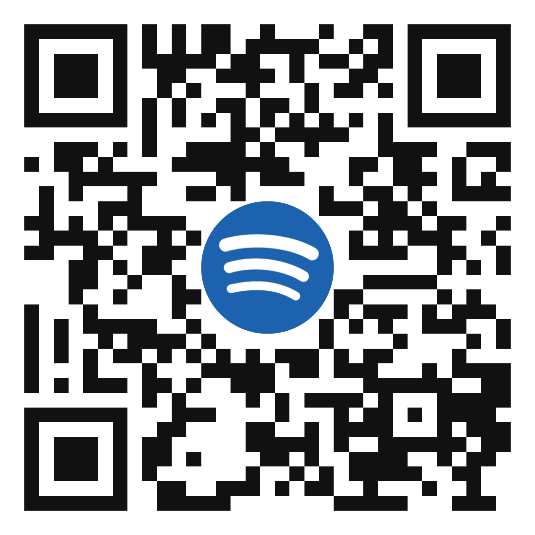 QR code for Spotify